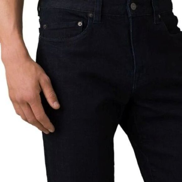 PrAna Hillgard Slim Jean Rinse Wash Mens 30/30 Tapered Stretch Denim 5 Pocket - Picture 4 of 5